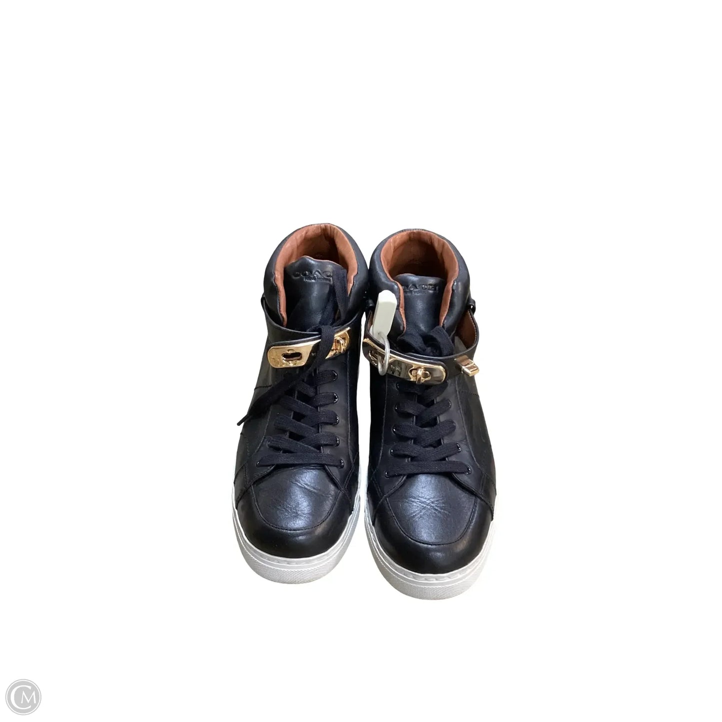 Shoes Designer By Coach In Black, Size: 10