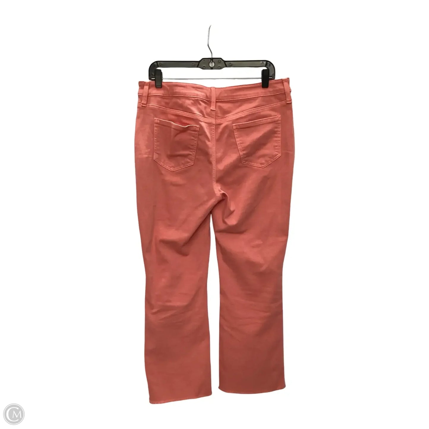 Jeans Cropped By Chicos In Orange Denim, Size: M