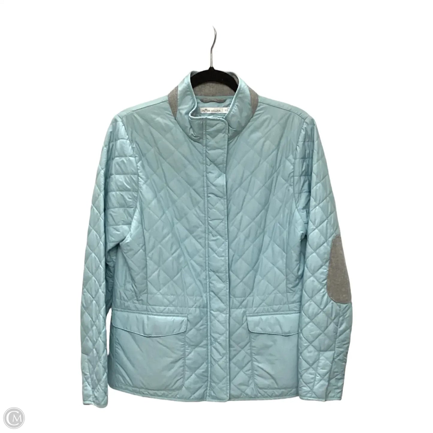 Jacket Puffer & Quilted By Peter Millar In Blue, Size: M