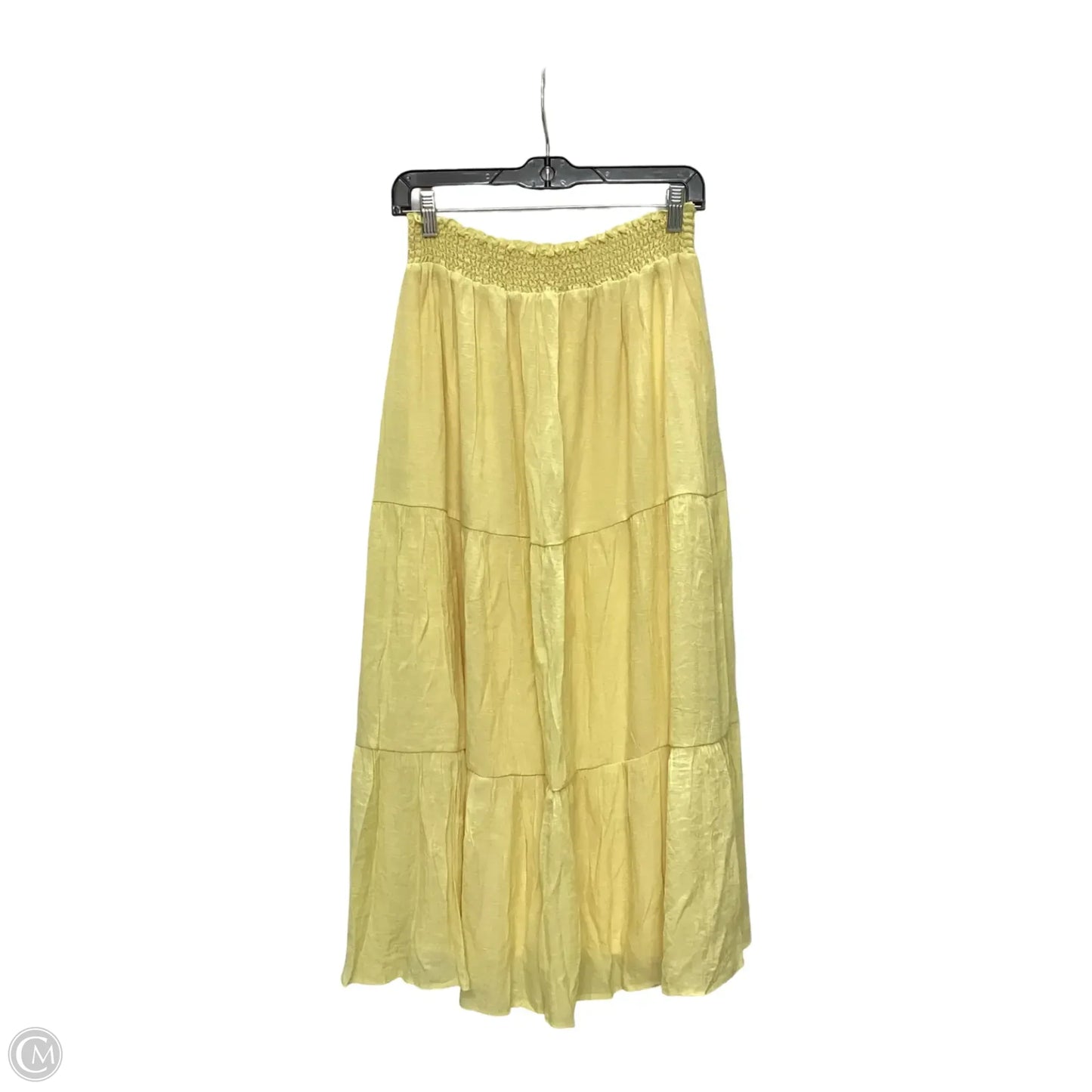 Skirt Maxi By Clothes Mentor In Yellow, Size: L