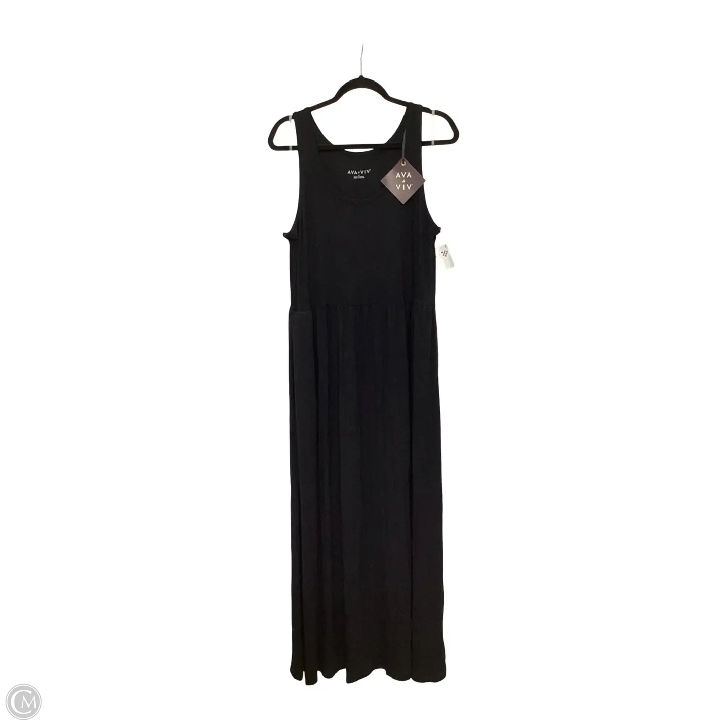 Dress Casual Maxi By Ava & Viv In Black, Size: 1x