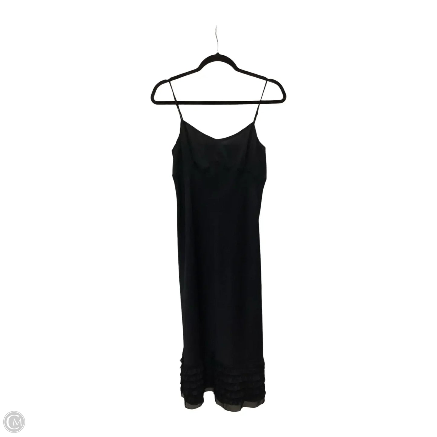 Dress Casual Midi By Loft In Black, Size: 4