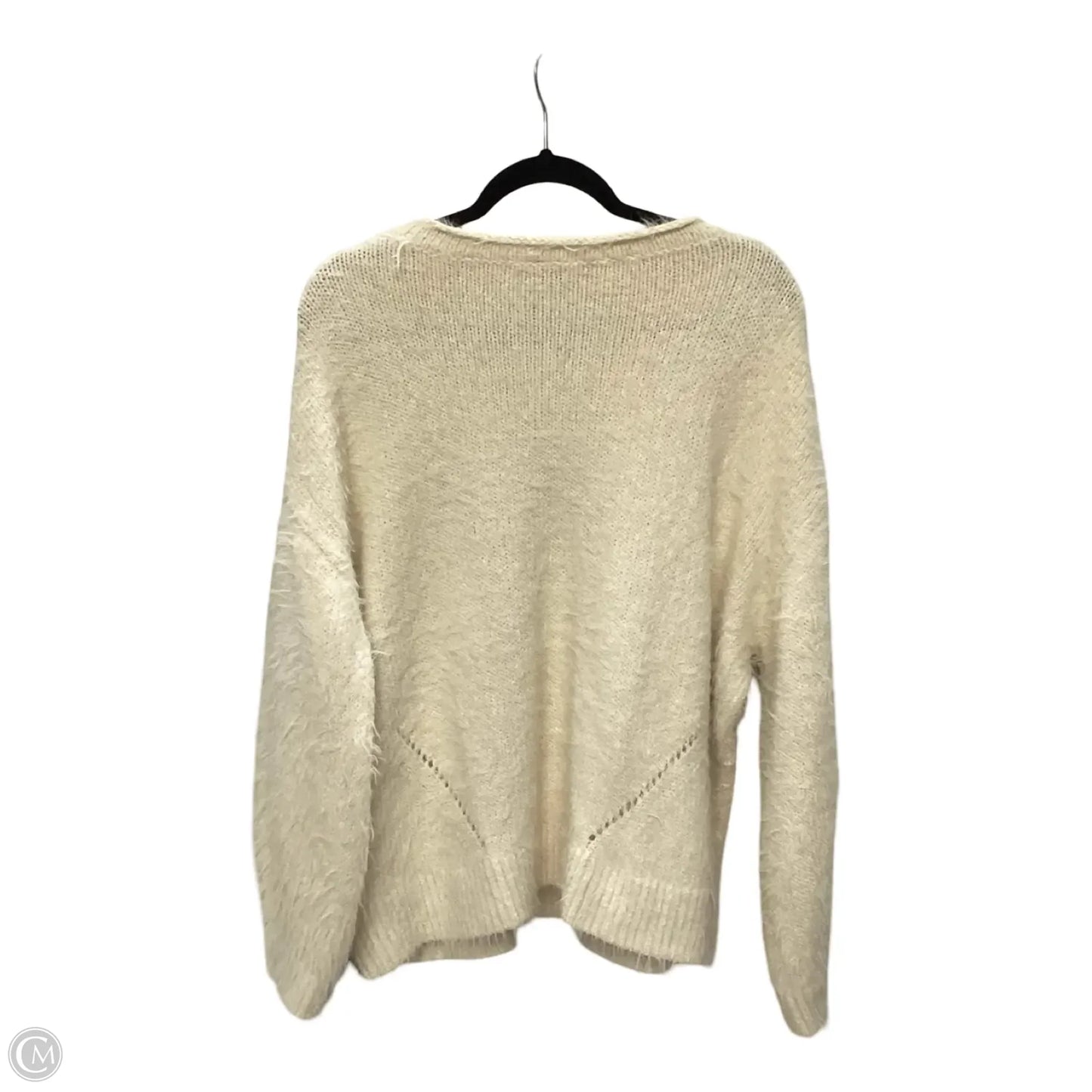 Sweater By Anthropologie In Cream, Size: M