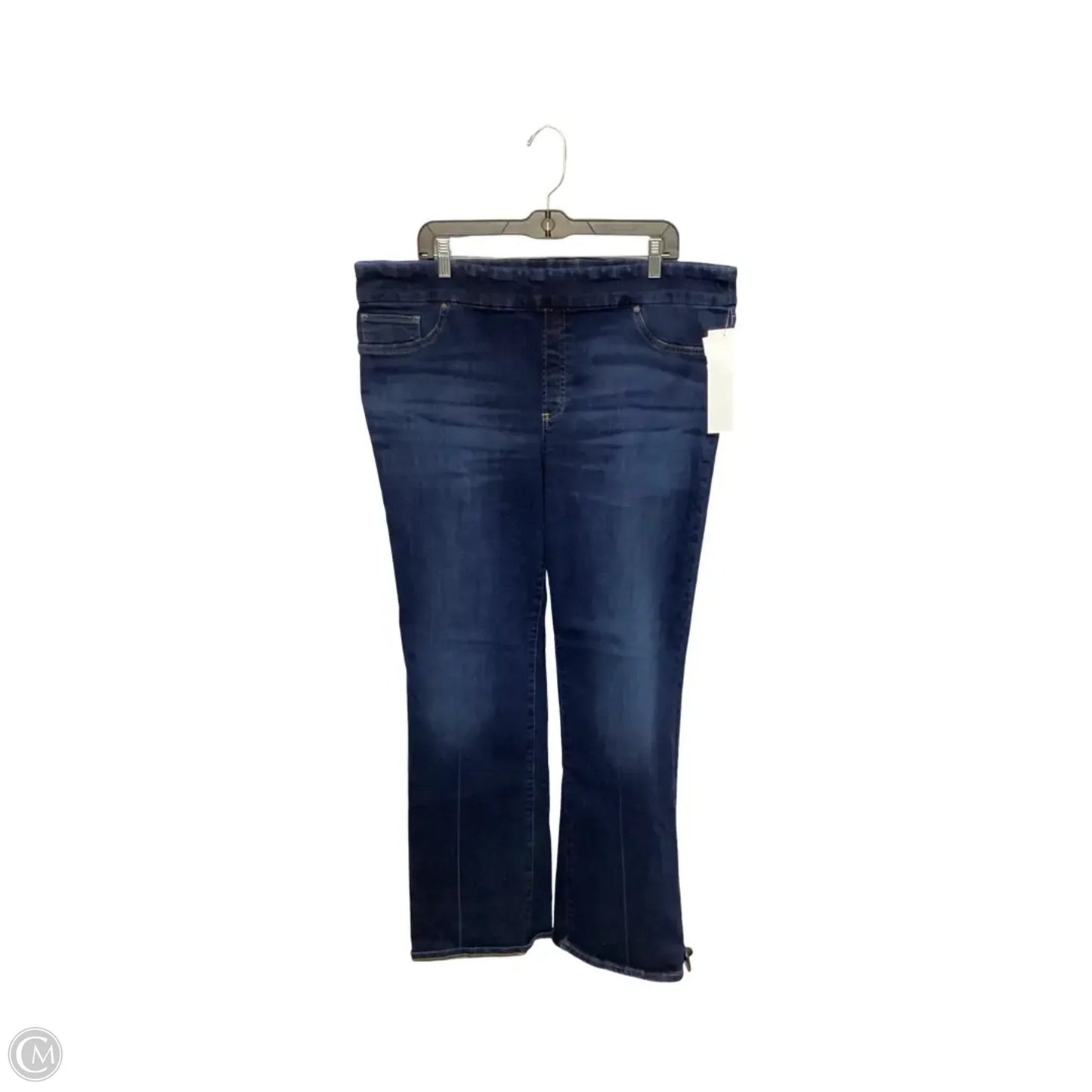 Jeans Boot Cut By Chicos In Blue Denim, Size: Xl