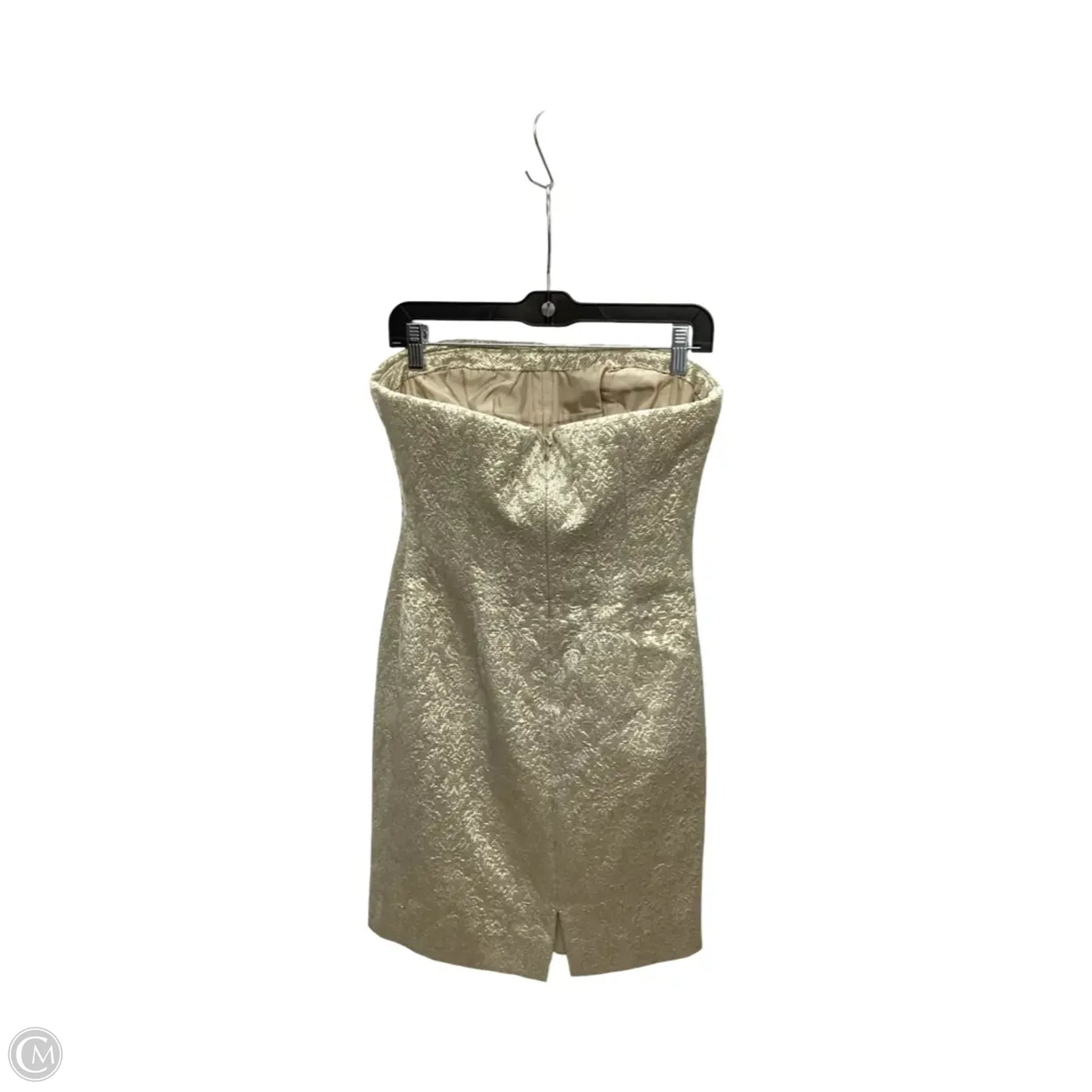 Dress Party Short By Carmen Marc Valvo In Gold, Size: M