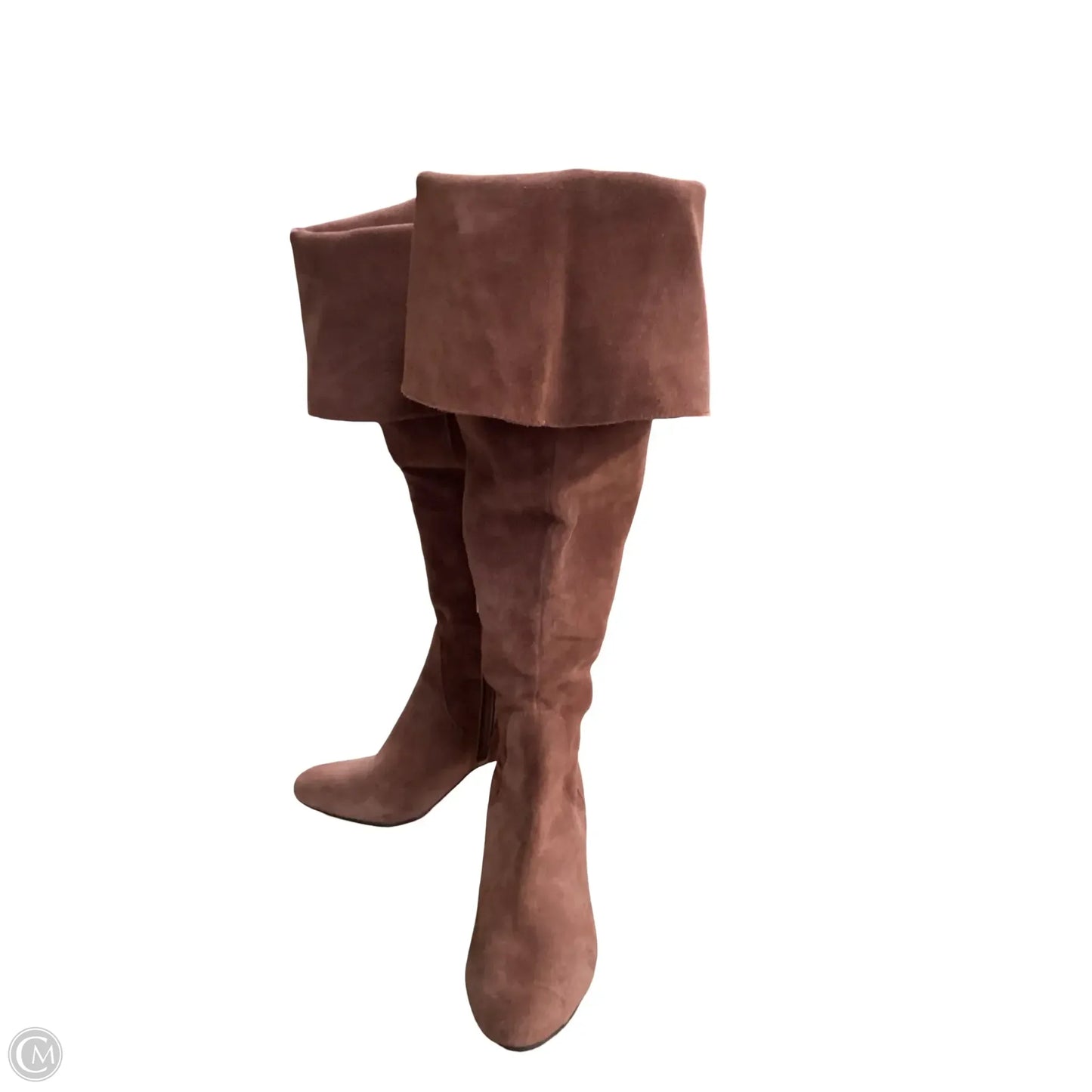 Boots Knee Heels By Vince Camuto In Brown, Size: 7