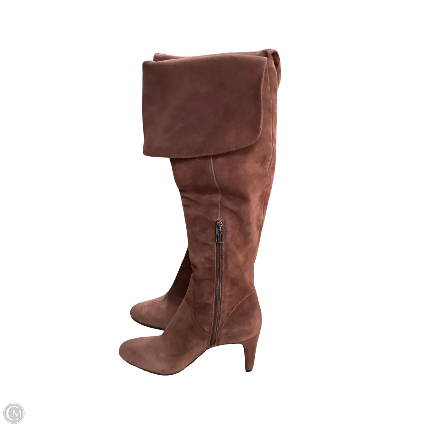 Boots Knee Heels By Vince Camuto In Brown, Size: 7