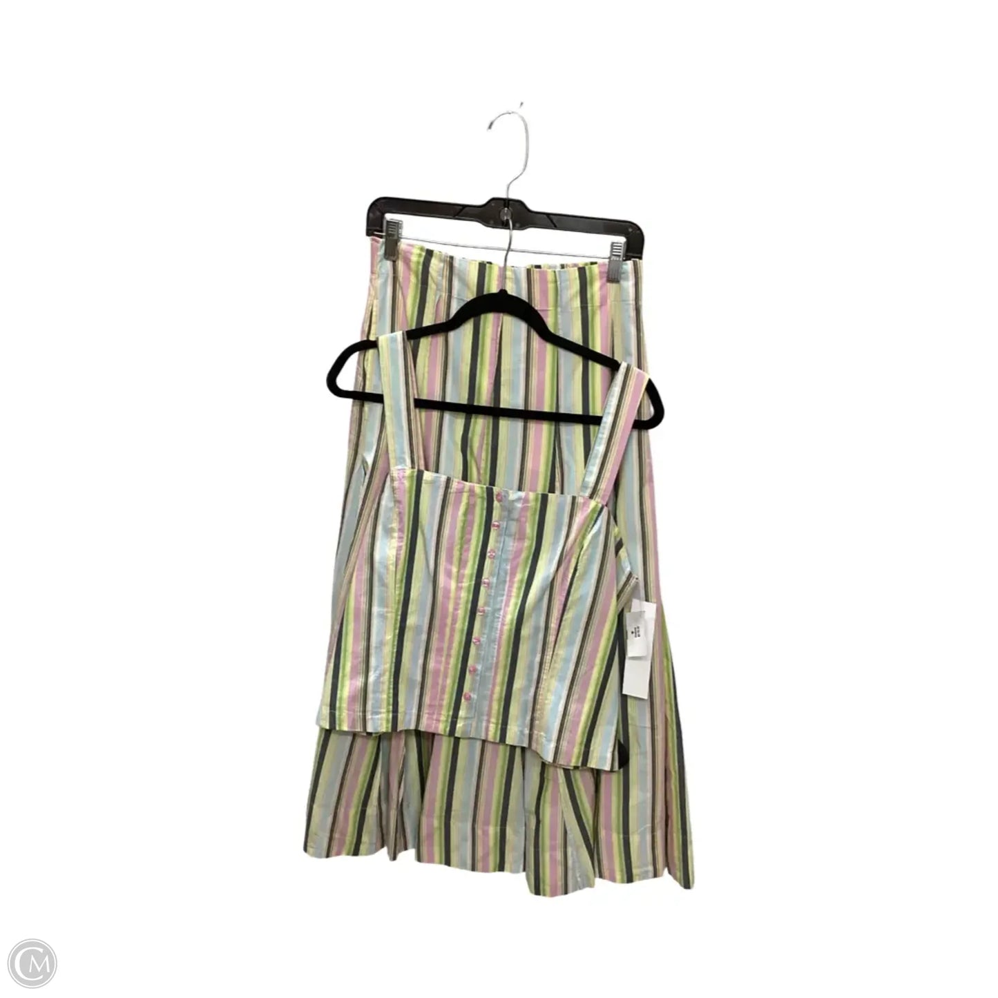 Skirt Set 2pc By Maeve In Striped Pattern, Size: L