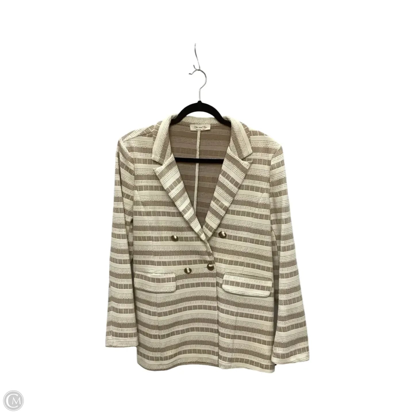 Blazer By Doe & Rae In Tan, Size: M