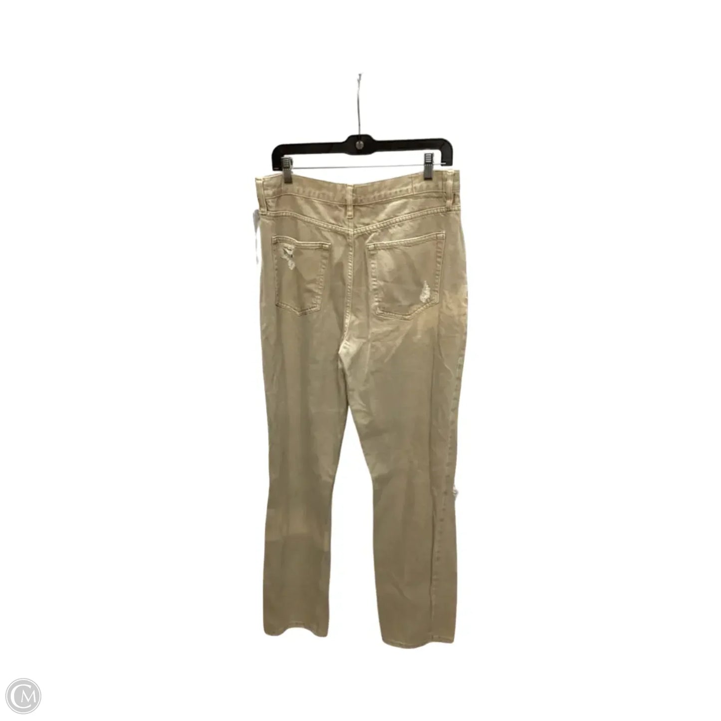 Jeans Straight By Free People In Tan, Size: 10