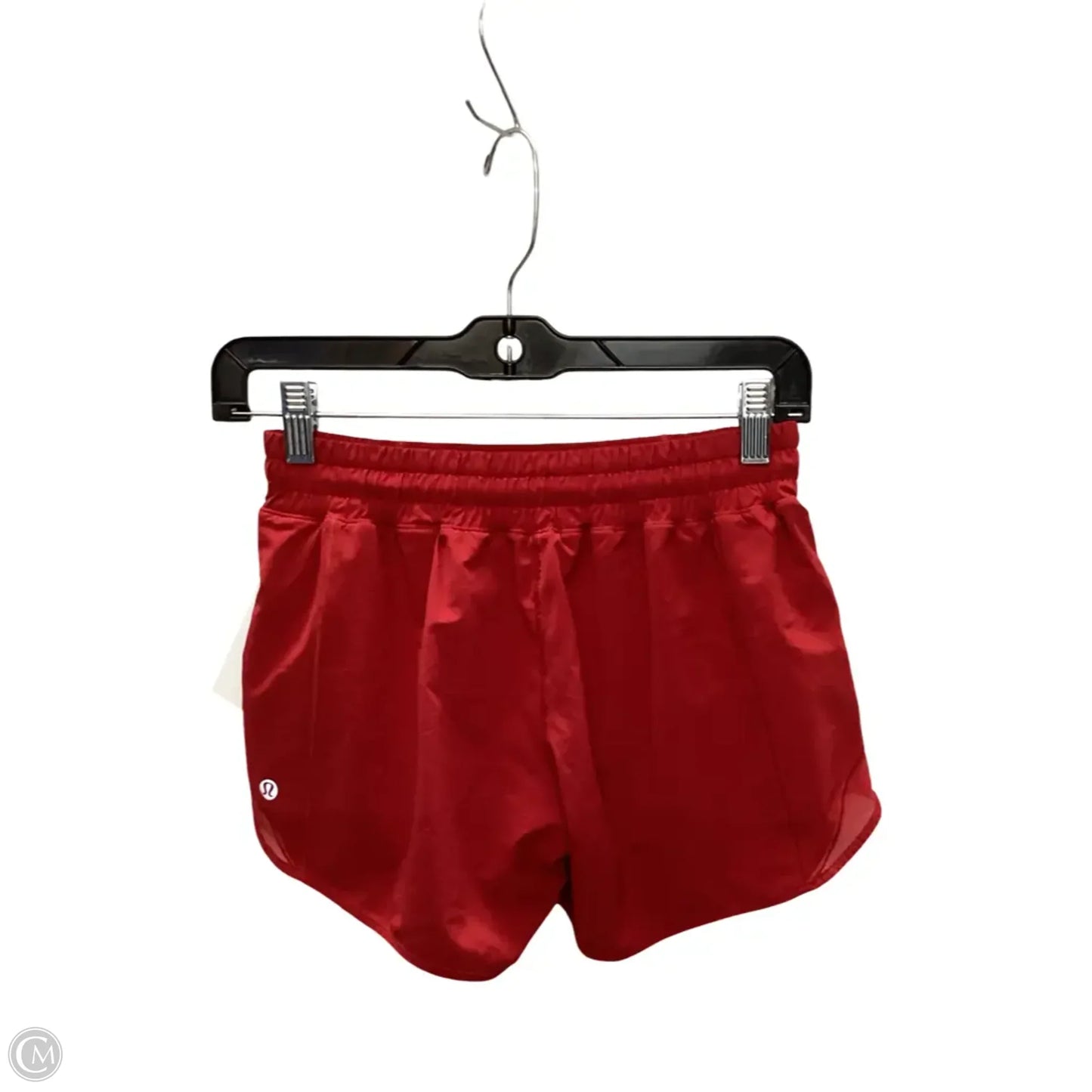 Athletic Shorts By Lululemon In Red, Size: 4l