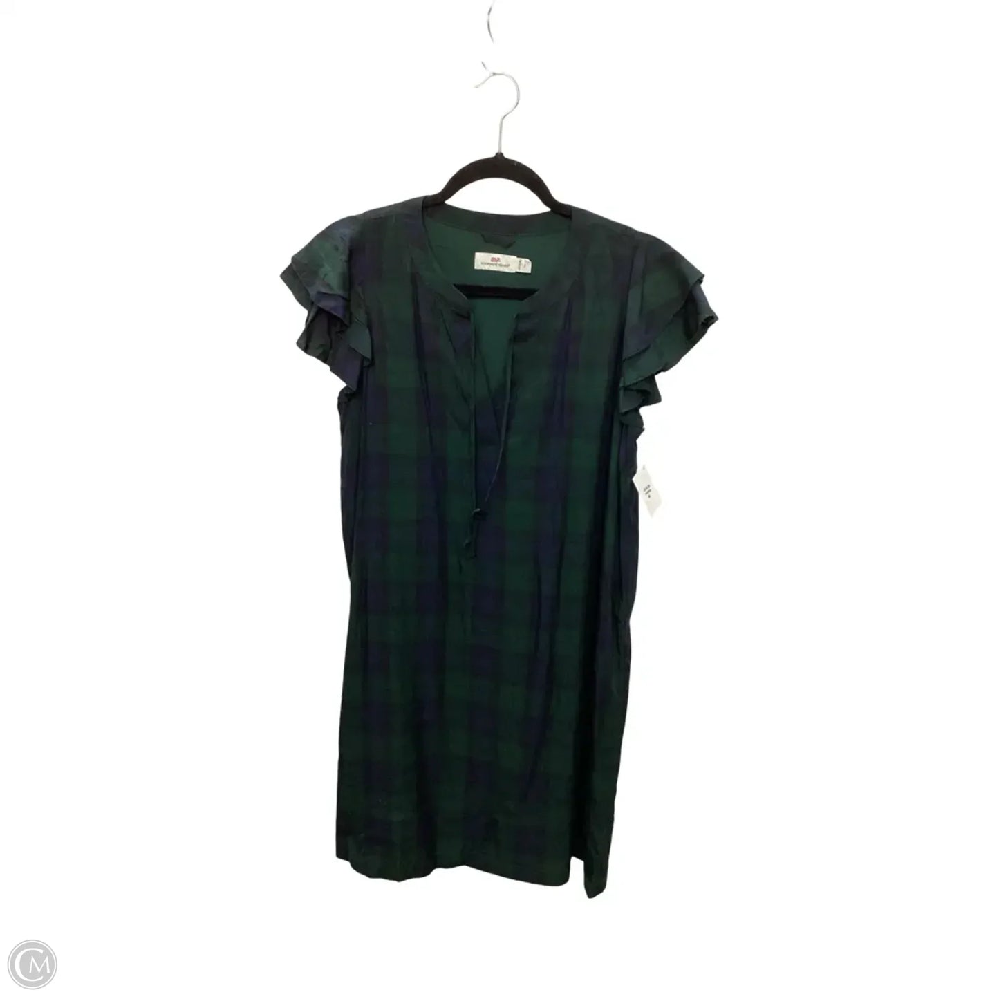 Dress Casual Short By Vineyard Vines In Plaid Pattern, Size: S
