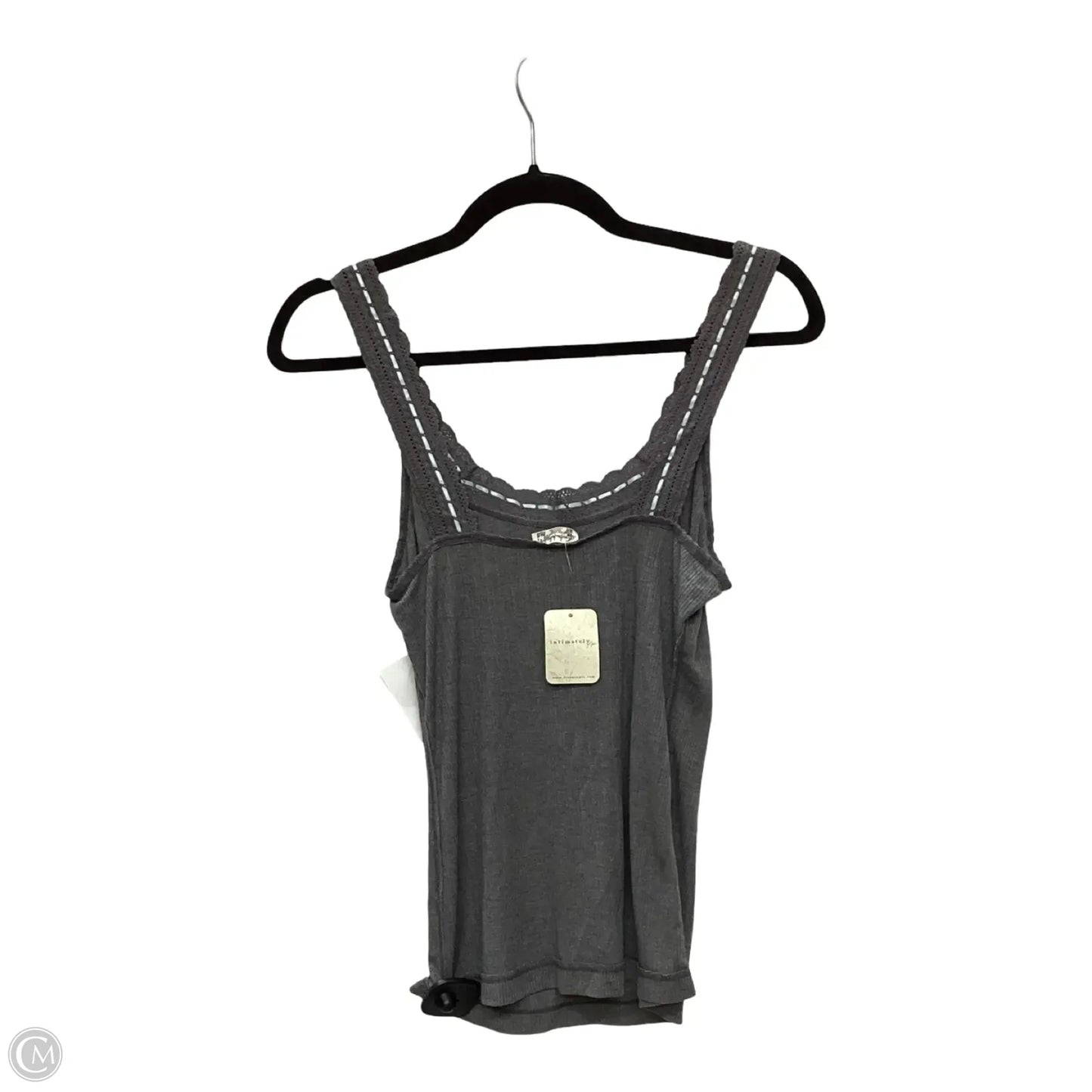 Tank Top By Free People In Grey, Size: M