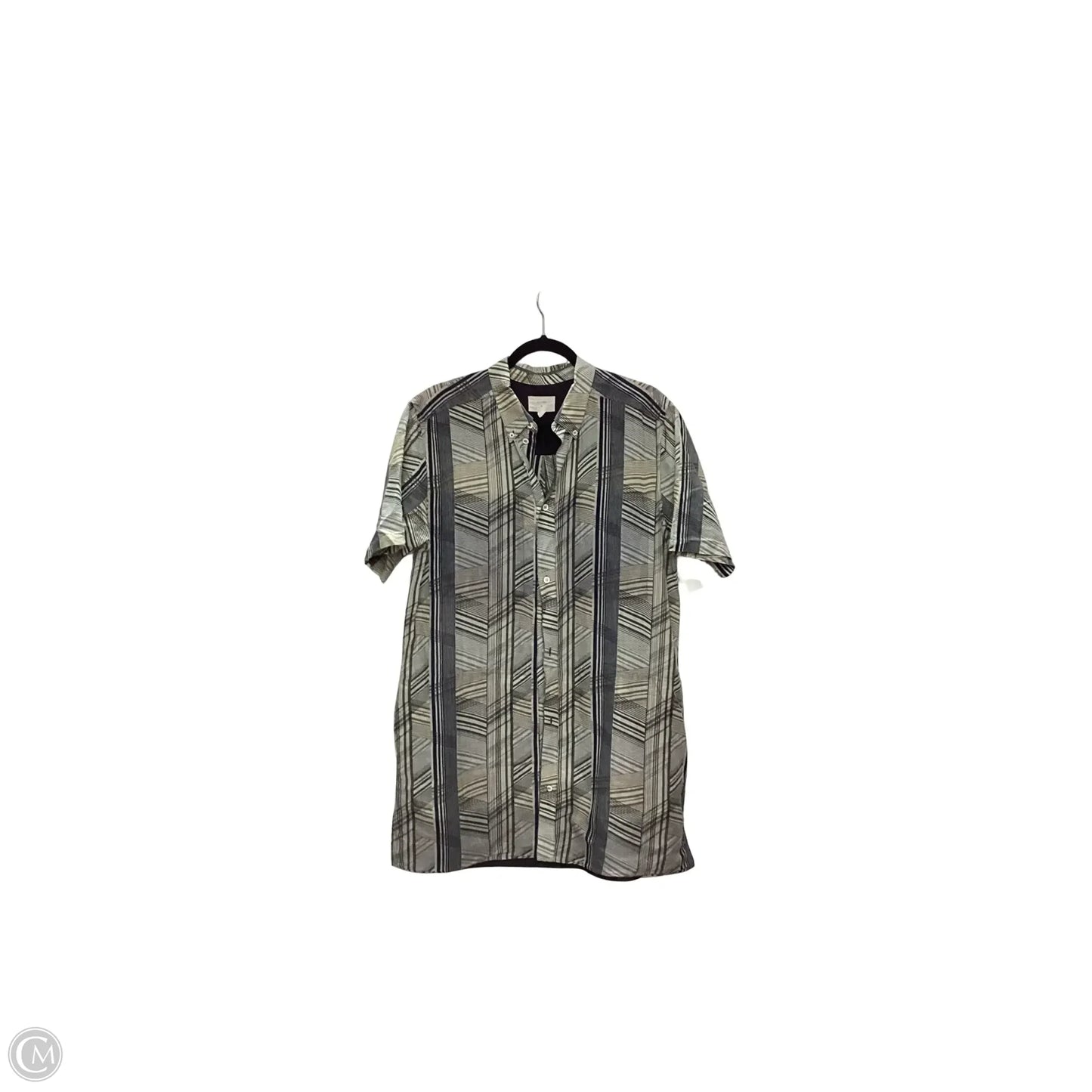 Dress Casual Short By Billy Reid In Plaid Pattern, Size: M