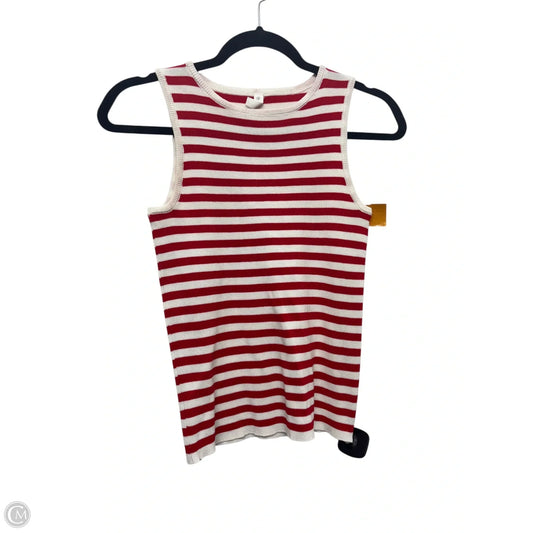 Top Sleeveless By Wishlist In Red, Size: S