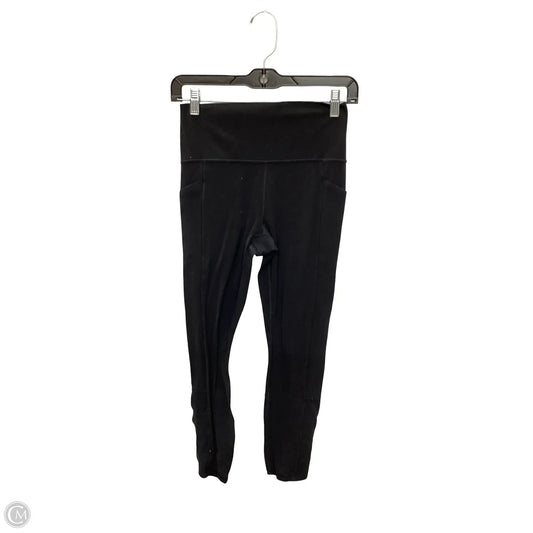 Athletic Leggings By Athleta In Black, Size: S