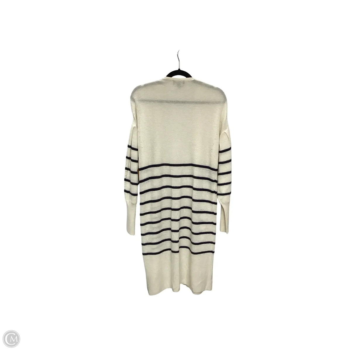 Cardigan By Express In Striped Pattern, Size: M