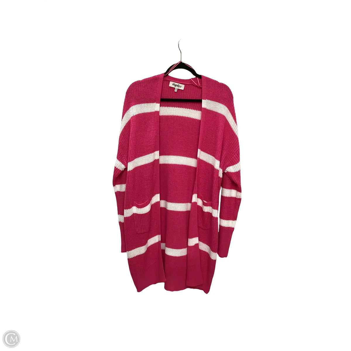 Cardigan By Haptics In Striped Pattern, Size: M
