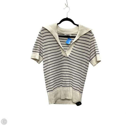 Top Short Sleeve By Vineyard Vines In Striped Pattern, Size: S