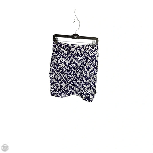Shorts Designer By Lilly Pulitzer In Blue & White, Size: 6