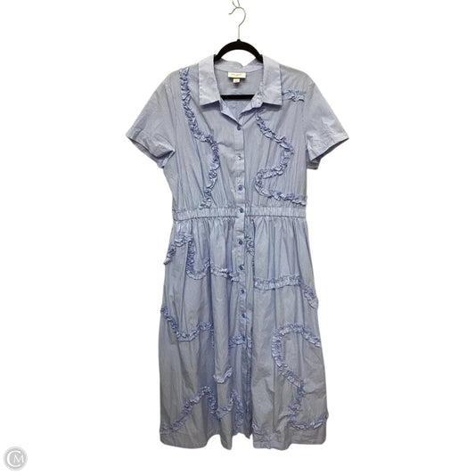 Dress Designer By Kate Spade In Striped Pattern, Size: L