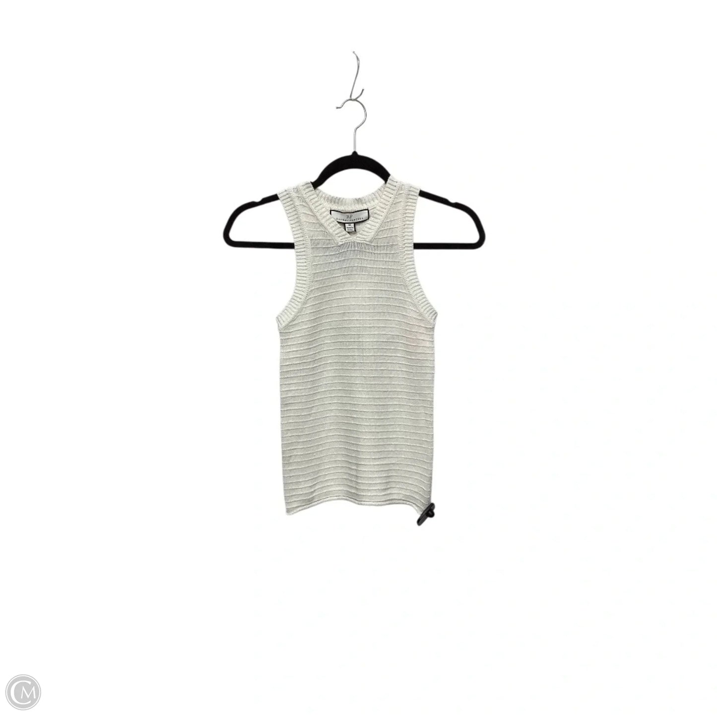 Designer Blouse Sleeveless By Clothes Mentor In White, Size: Xs