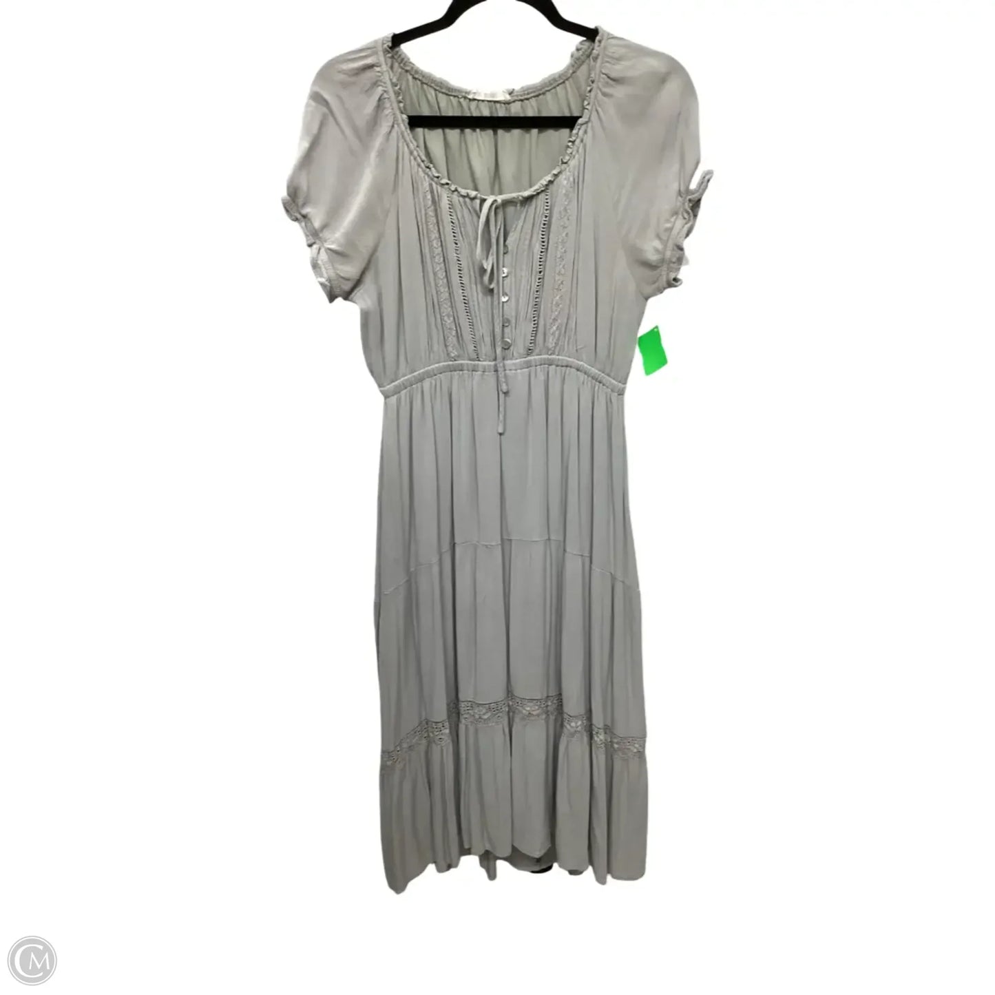 Dress Casual Midi By In Loom In Grey, Size: M