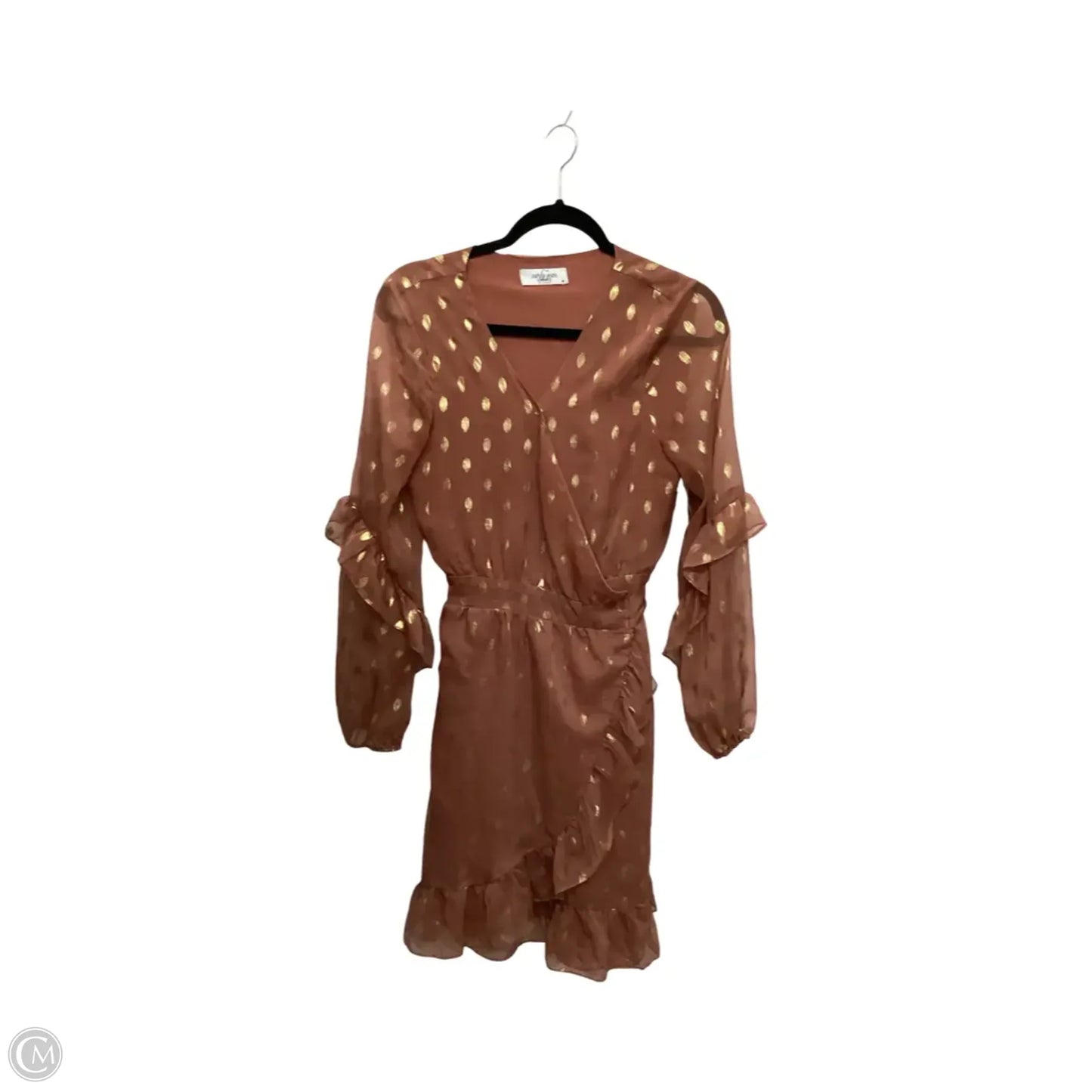 Dress Casual Short By Carly Jean In Pink, Size: M