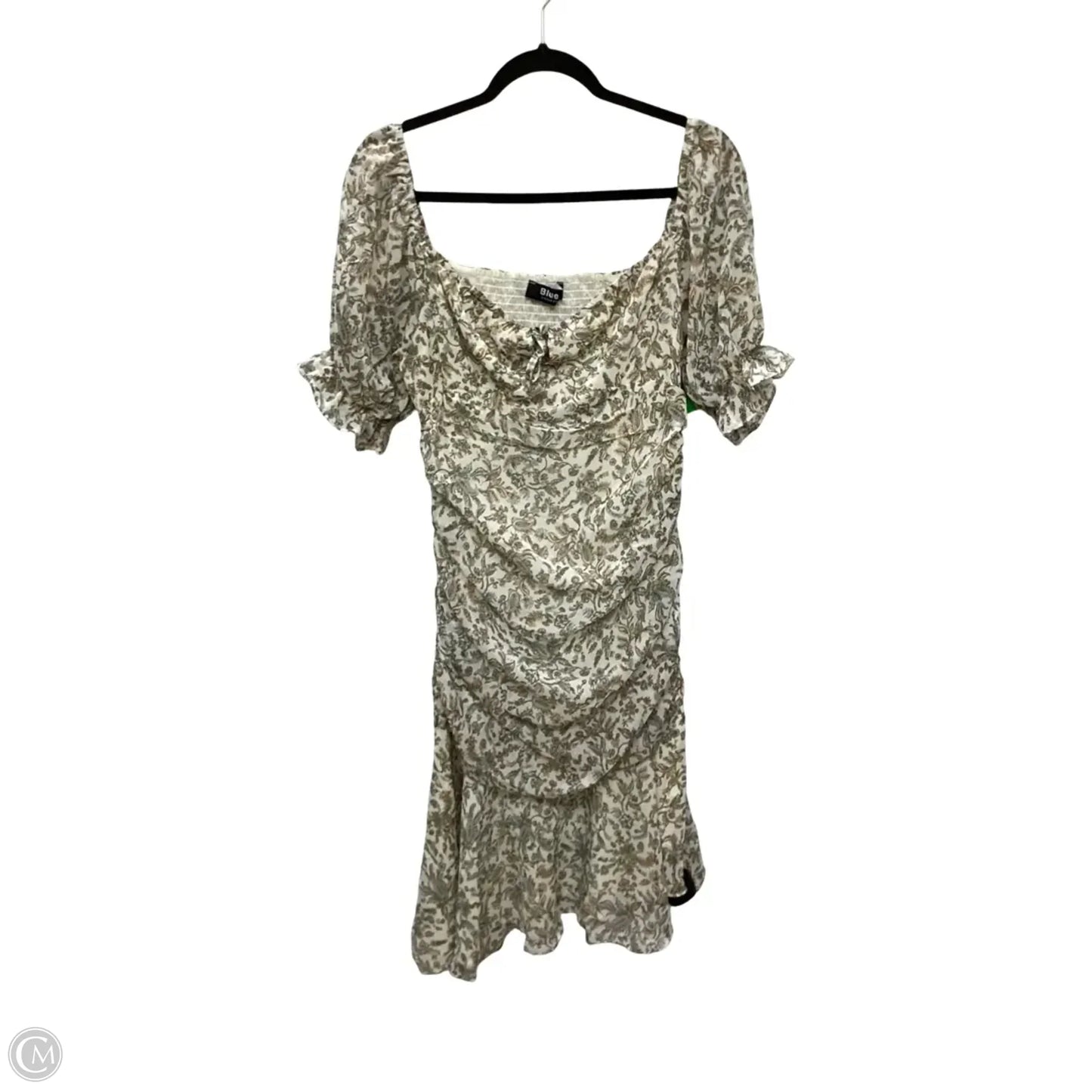Dress Casual Short By Blue B In Floral Print, Size: L
