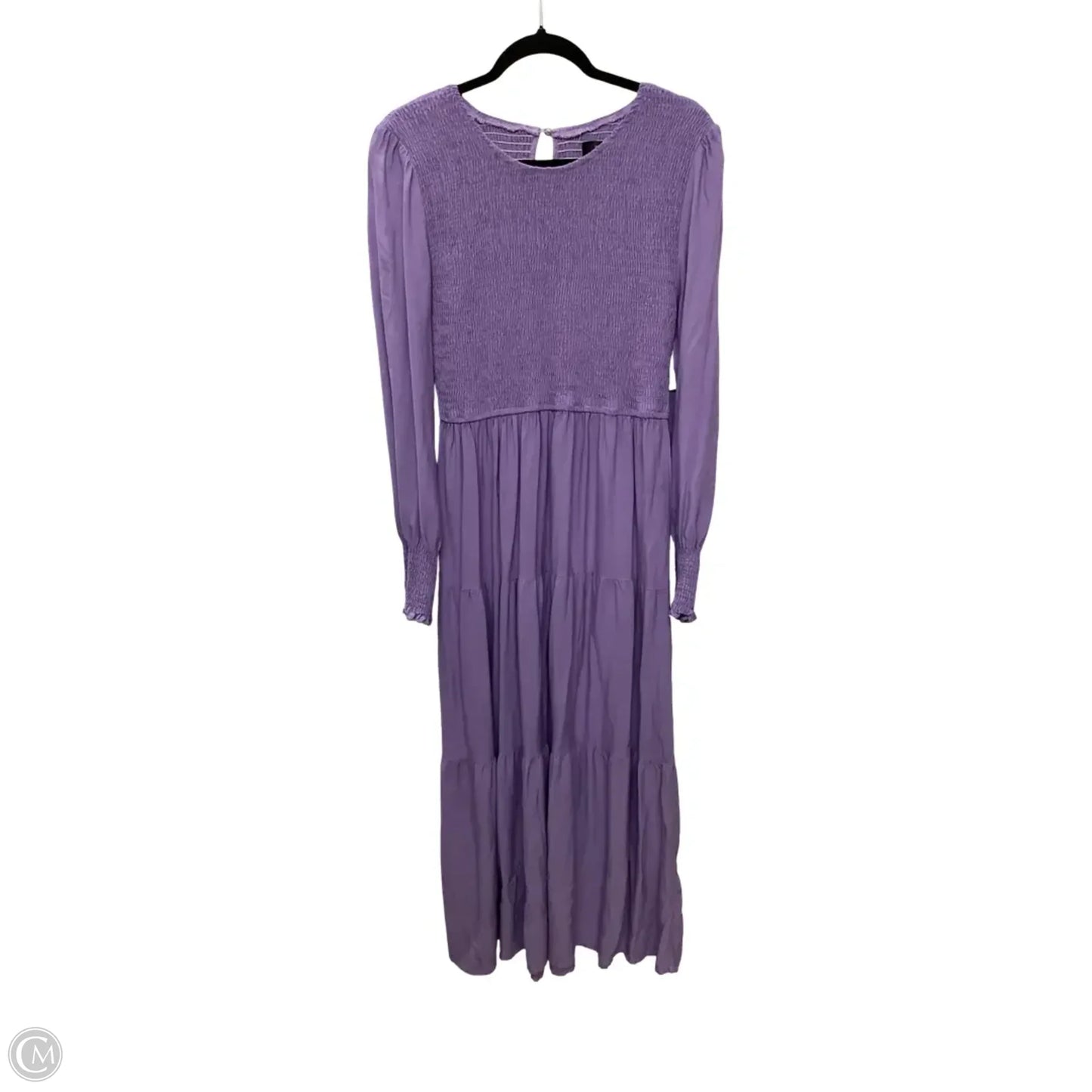 Dress Casual Midi By Zesica In Purple, Size: L