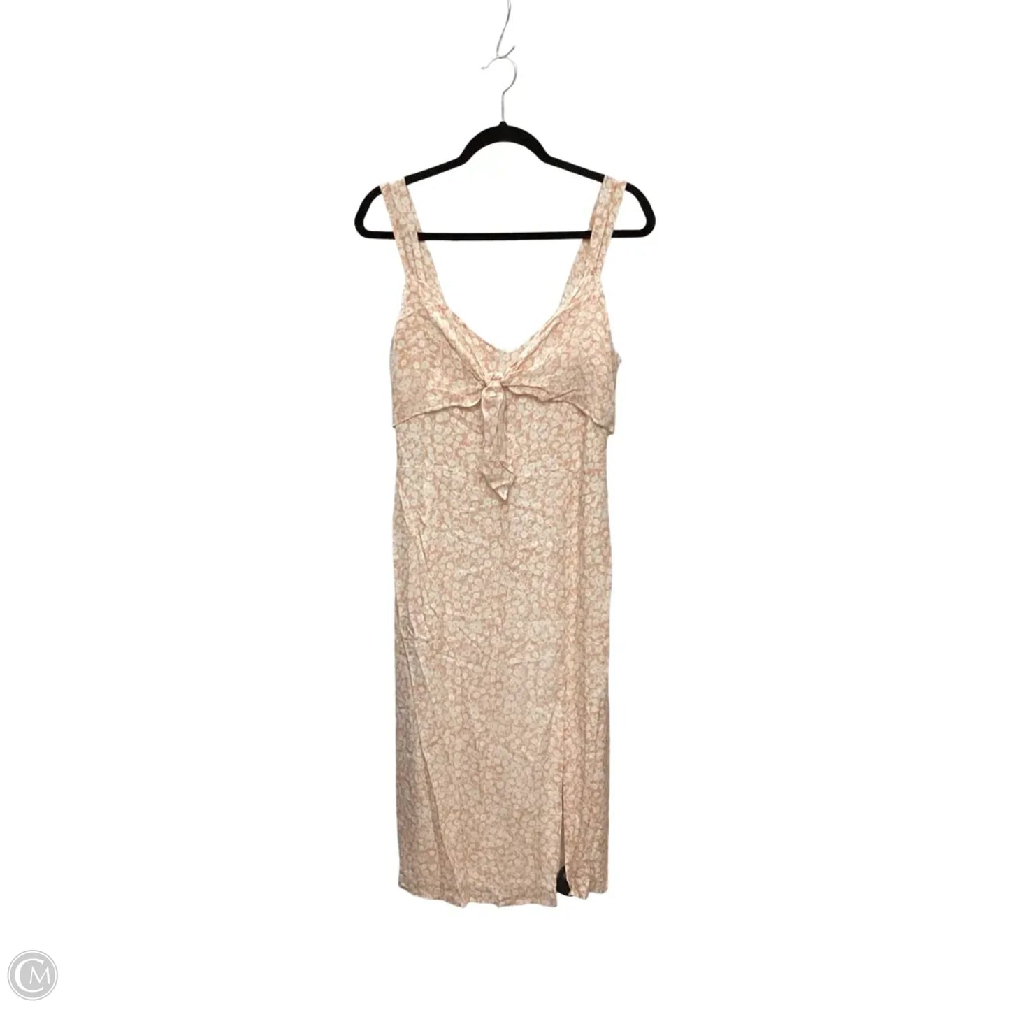 Dress Casual Midi By Clothes Mentor In Orange, Size: L