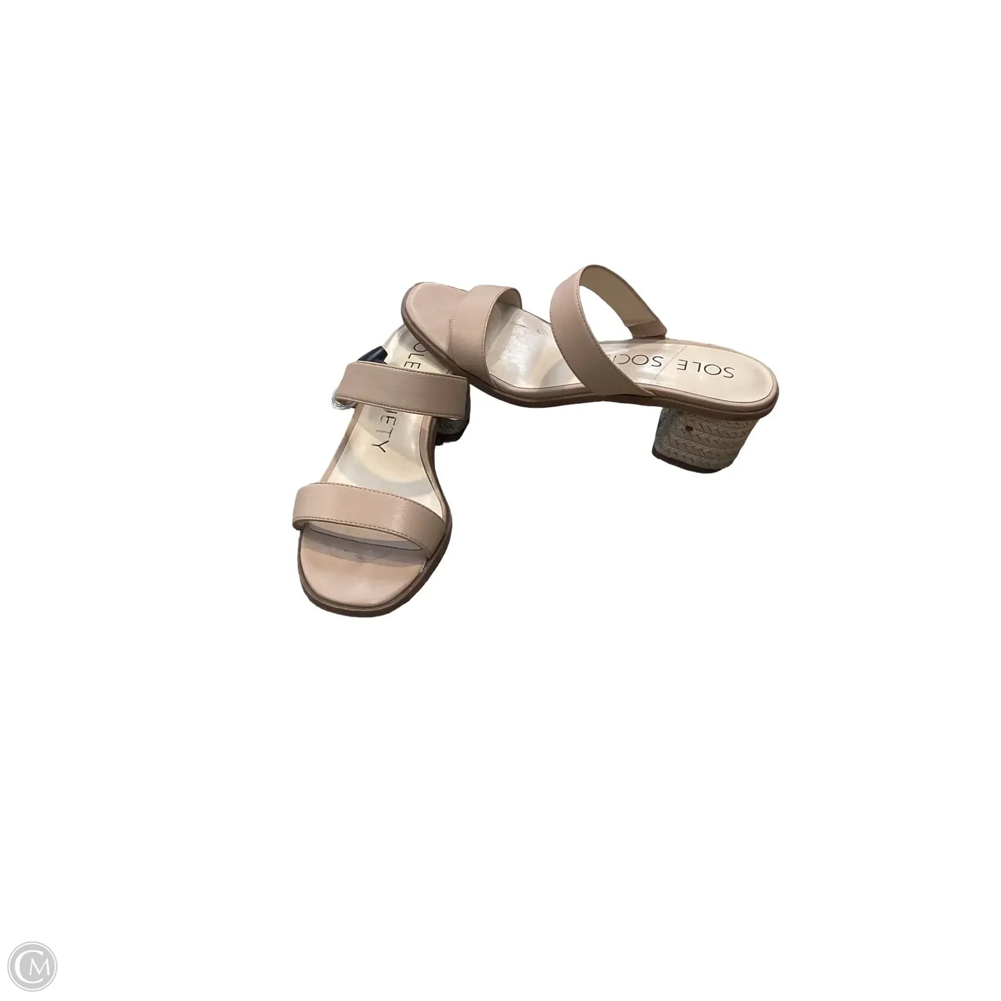 Shoes Heels Block By Steve Madden In Tan, Size: 8.5