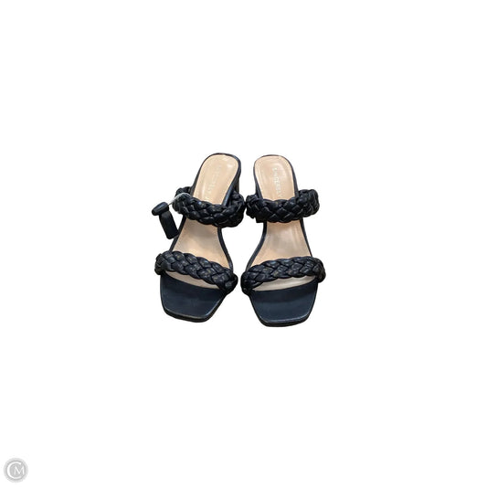 Sandals Heels Block By Sincerely Jules In Black, Size: 7.5
