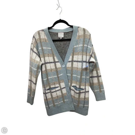 Sweater Cardigan By Cyrus In Blue, Size: S