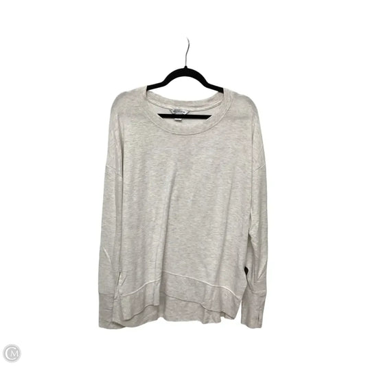 Athletic Jacket By Athleta In Grey, Size: L