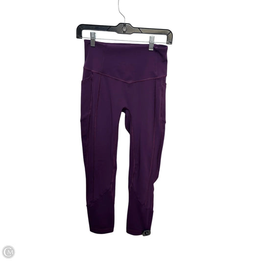 Athletic Leggings By Lululemon In Purple, Size: 6