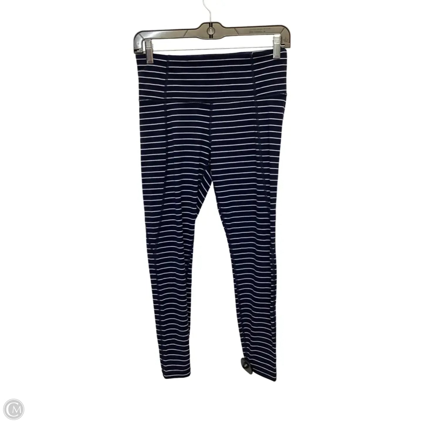 Athletic Leggings By Athleta In Striped Pattern, Size: S