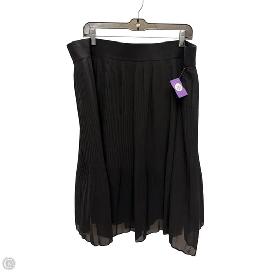 Skirt Midi By Alfani In Black, Size: 2x
