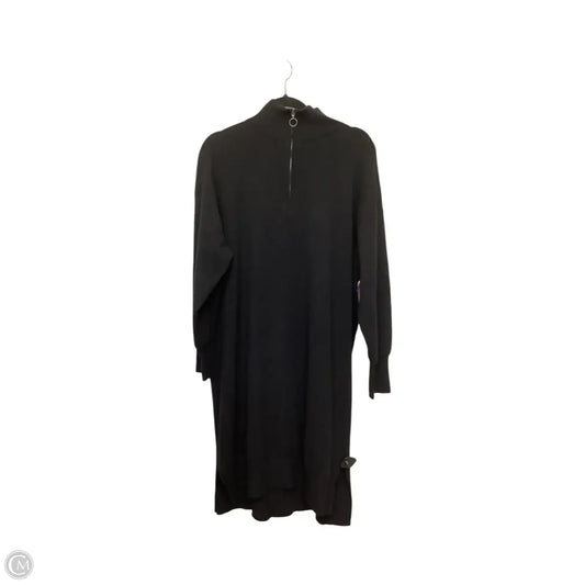 Dress Sweater By Ava & Viv In Black, Size: 1x