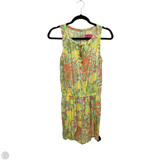 Romper Designer By Lilly Pulitzer In Multi-colored, Size: Xs