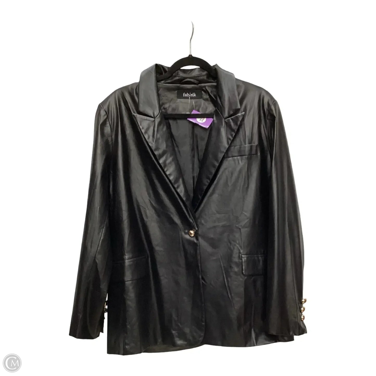 Blazer By Fabrik In Black, Size: L