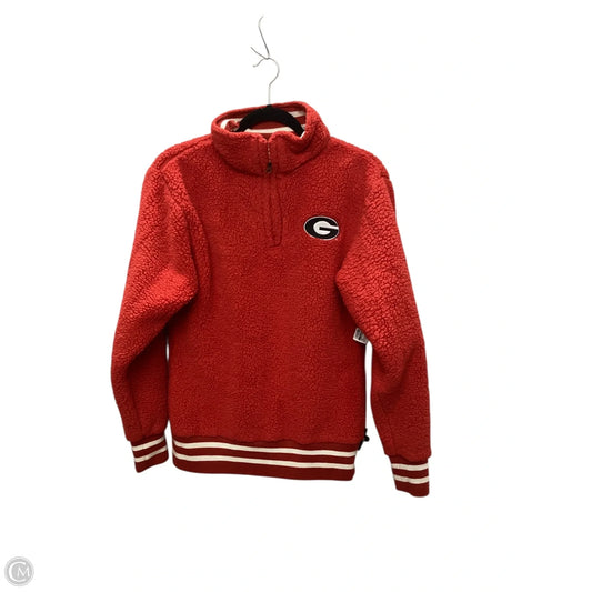 Sweatshirt Collar By Clothes Mentor In Red, Size: Xs