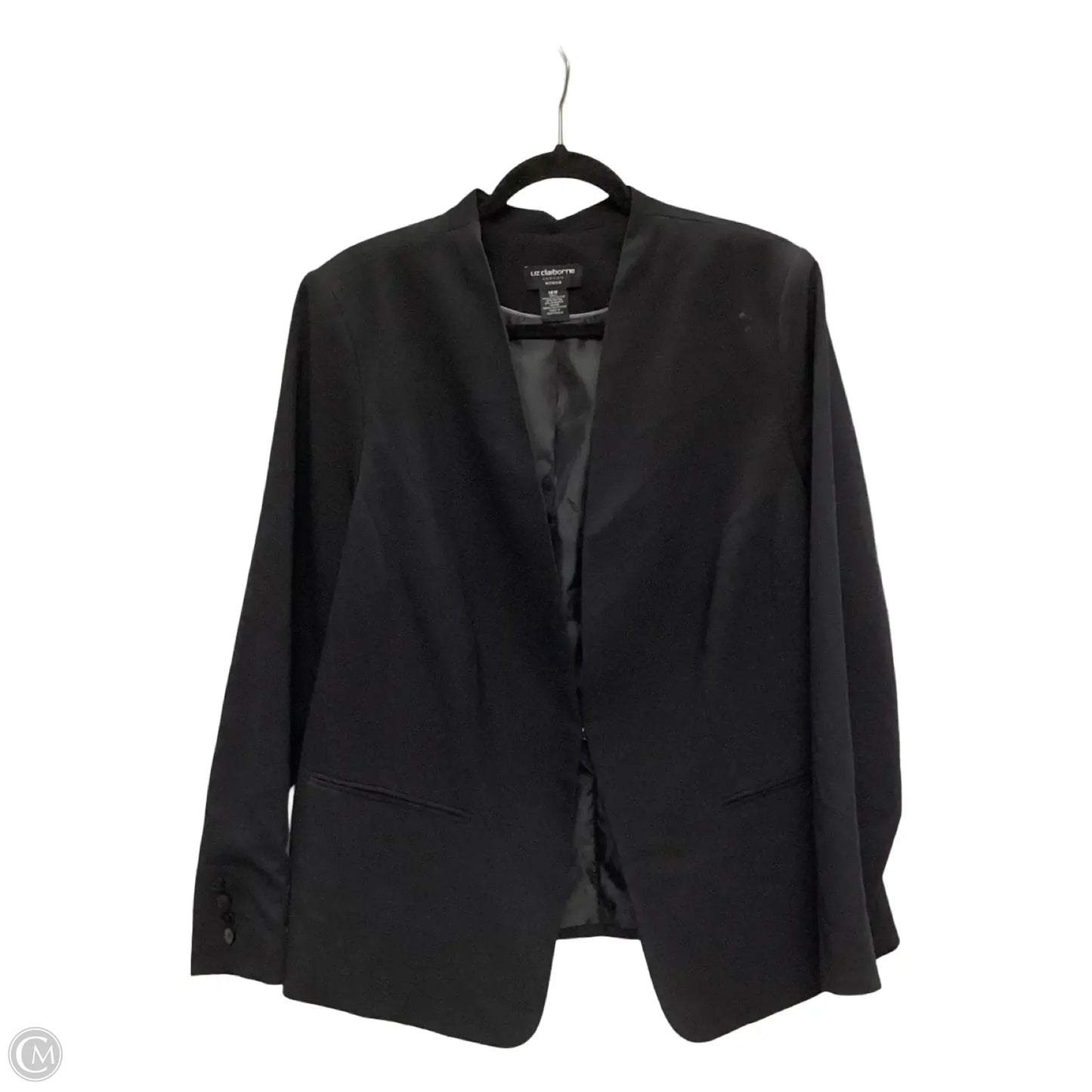 Blazer By Liz Claiborne In Black, Size: 18