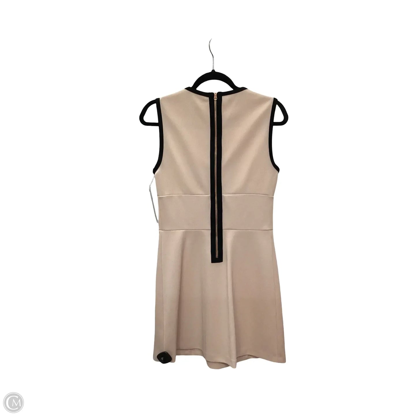 Designer Dress Work By Ted Baker In Tan, Size: 2