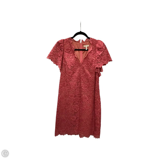 Designer Dress Party Short By Rebecca Taylor In Red, Size: 12