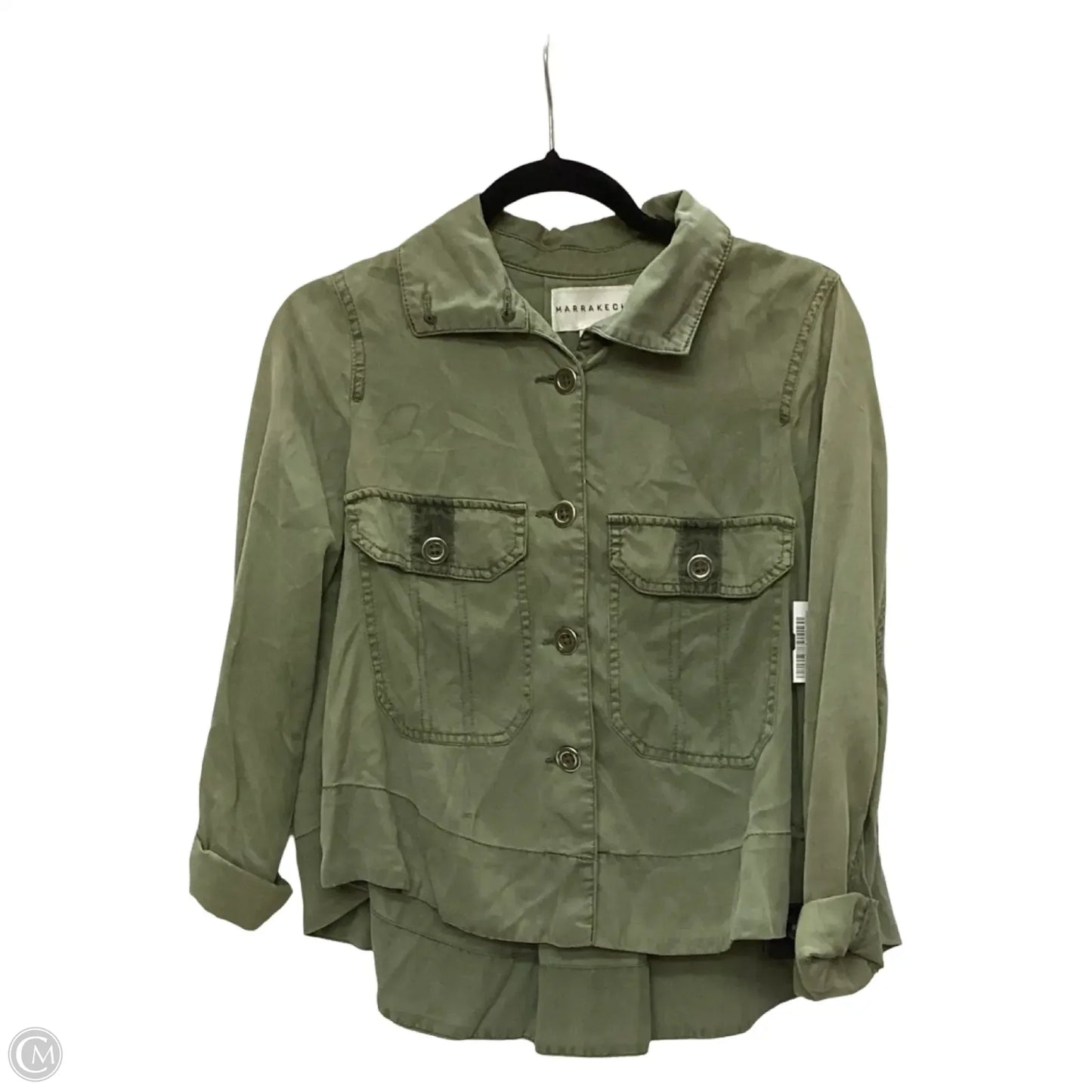 Jacket Denim By Marrakech In Green, Size: Xs
