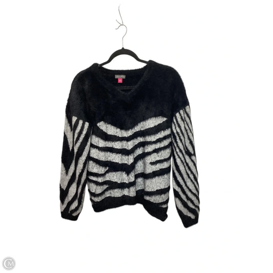 Sweater By Vince Camuto In Black & White, Size: S