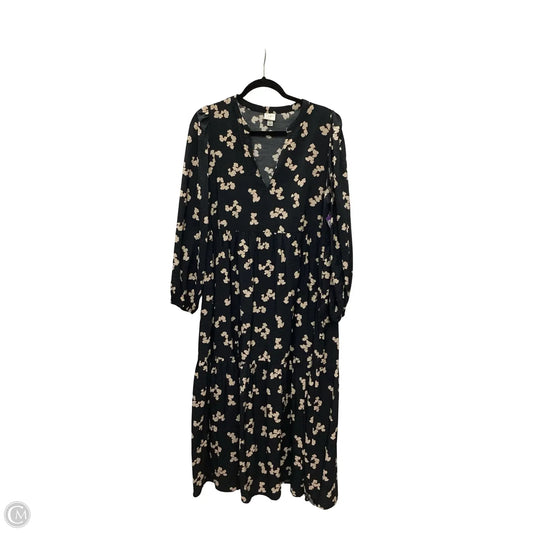 Dress Casual Maxi By A New Day In Black, Size: L