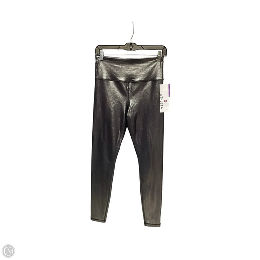 Athletic Leggings By Athleta In Silver, Size: S
