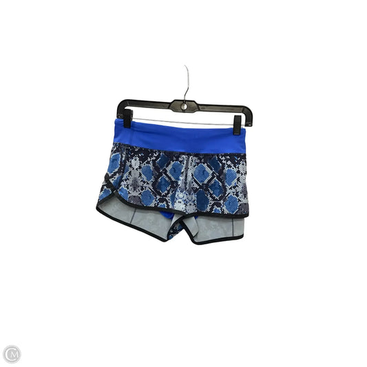 Athletic Shorts By Lululemon In Blue, Size: 6